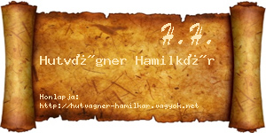 Hutvágner Hamilkár névjegykártya
